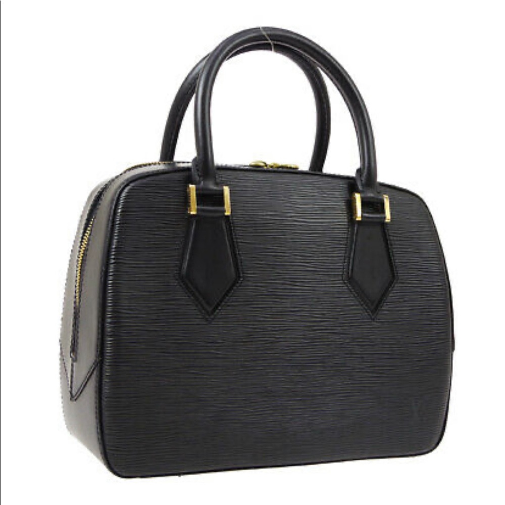 Auth LOUIS VUITTON Sablons M52042 Noir Epi TH0938